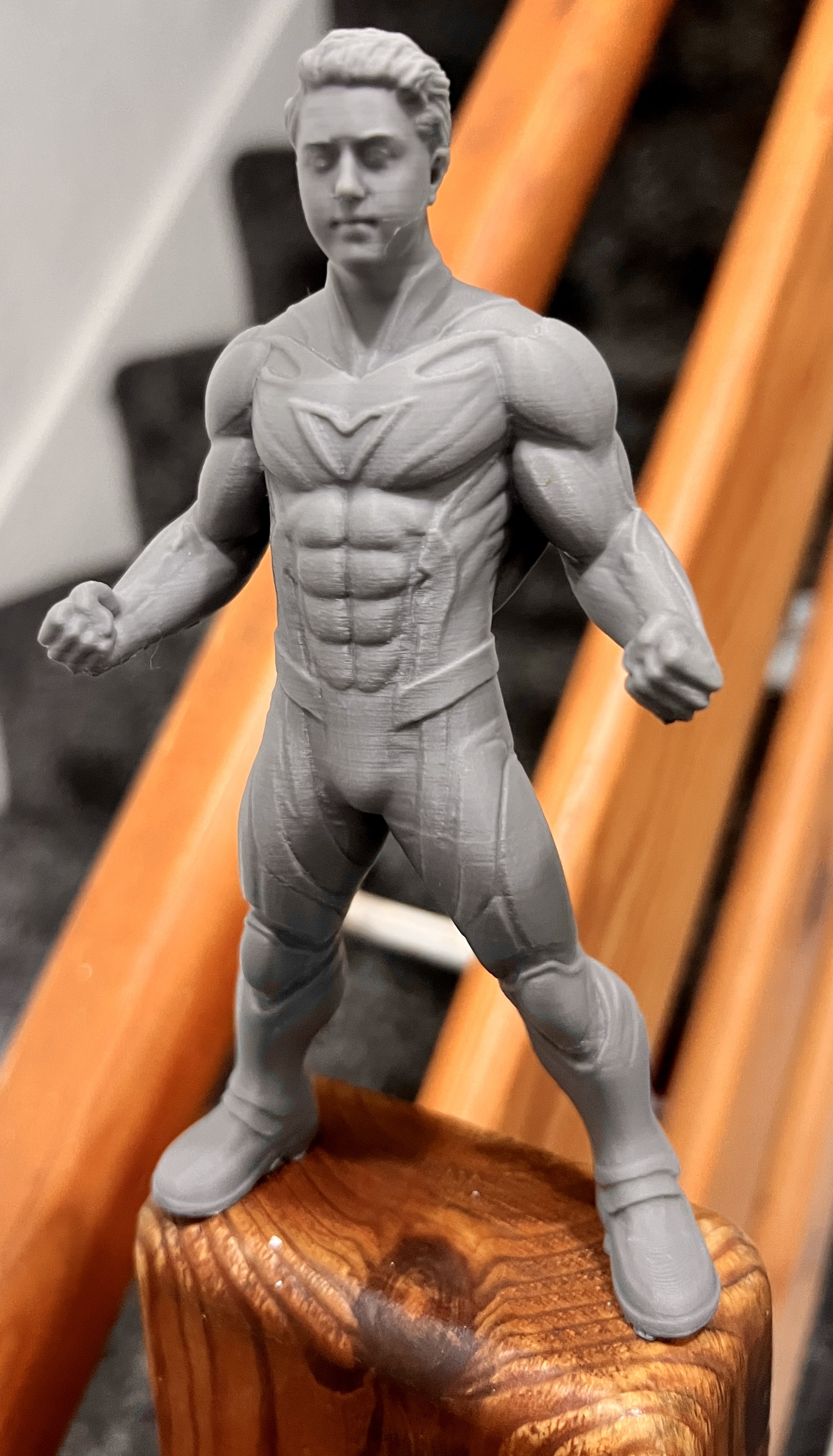 Superhero figurine example