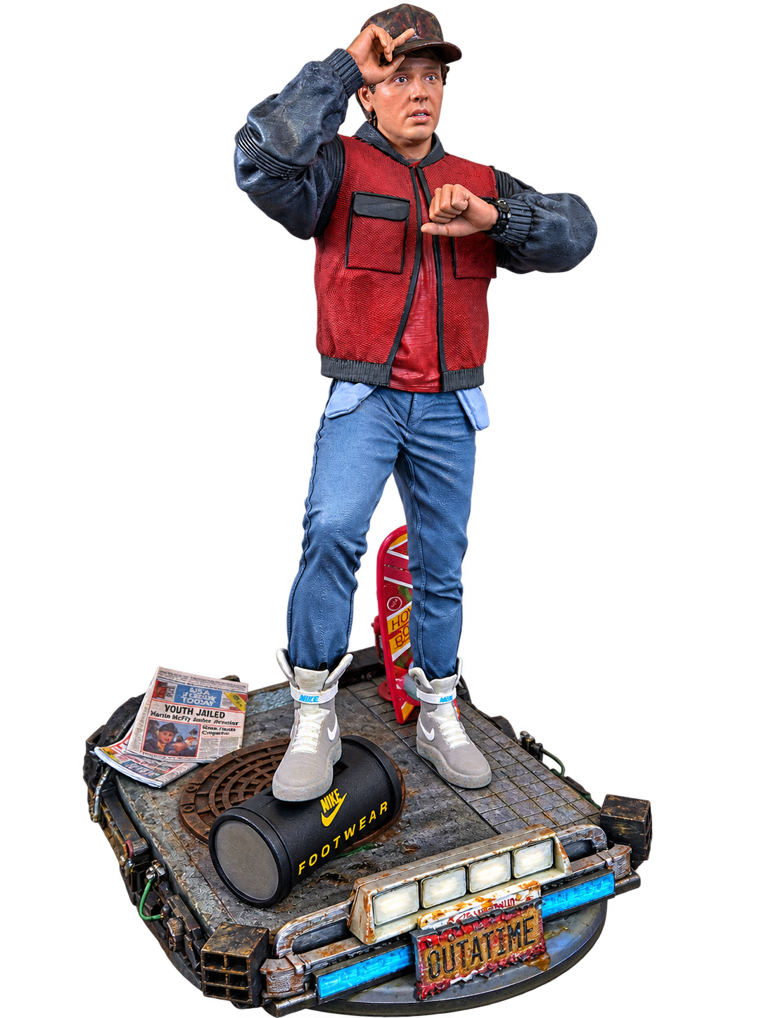 Hand-painted Marty McFly 3D model